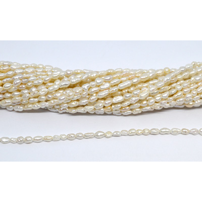 Freshwater Pearl Keshi  3-4mm strand 76 beads