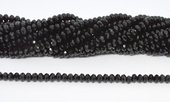 Onyx faceted rondel 6x4mm strand 100 beads-beads incl pearls-Beadthemup