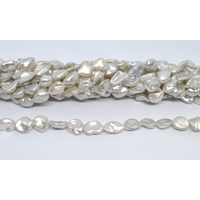 Freshwater Pearl Keshi  8-10mm strand 38 beads