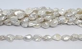 Freshwater Pearl Keshi  10-11mm strand 30 beads-beads incl pearls-Beadthemup