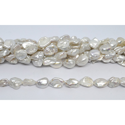 Freshwater Pearl Keshi  10-11mm strand 30 beads
