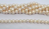 Freshwater Pearl almost round 10-11mm strand 42 beads-beads incl pearls-Beadthemup