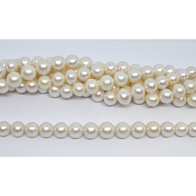 Freshwater Pearl round 11-13mm strand 37 beads