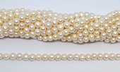 Freshwater Pearl almost round 6-7mm strand 60 beads-beads incl pearls-Beadthemup