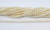 Freshwater Pearl almost round 3.5-4mm strand 96 beads-beads incl pearls-Beadthemup