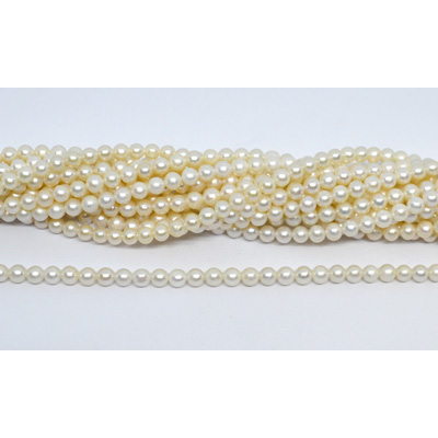 Freshwater Pearl almost round 3.5-4mm strand 96 beads