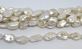 Freshwater Pearl Keshi  14-16mm strand 22 beads-beads incl pearls-Beadthemup
