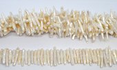 Freshwater Pearl Biwa 25-30mm strand-beads incl pearls-Beadthemup