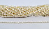 Freshwater Pearl Rice 2.5-3mm strand 106 beads-beads incl pearls-Beadthemup