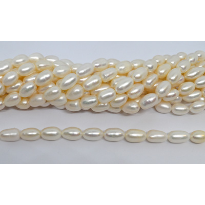 Freshwater Pearl Rice 8-9mm strand 30 beads