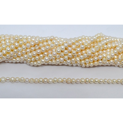 Freshwater Pearl Potato 3-4mm strand 85 beads