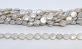 Freshwater Pearl Coin round 9-10mm strand 39 beads-beads incl pearls-Beadthemup