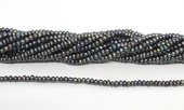 Freshwater Pearl dyed Grey Potato 3-3.5mm strand 220 beads-beads incl pearls-Beadthemup