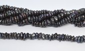 Freshwater Pearl Keshi  dyed grey 9-10mm strand 94 beads-beads incl pearls-Beadthemup