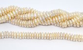 Freshwater Pearl Rondel/Button 12-12.5mm strand 94 beads-beads incl pearls-Beadthemup