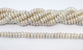 Freshwater Pearl Rondel/Button 9-10mm strand 87 beads-beads incl pearls-Beadthemup