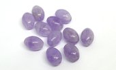 Lavender Amethyst Polished Oval 10x14mm EACH BEAD-beads incl pearls-Beadthemup