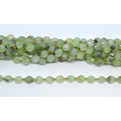 Prehnite Faceted Oval 8x10mm strand 33 beads