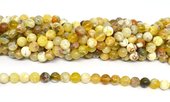Yellow Opal polished round 8mm strand 46 beads-beads incl pearls-Beadthemup