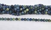 Kyanite Polished Round 6mm strans 57 beads-beads incl pearls-Beadthemup