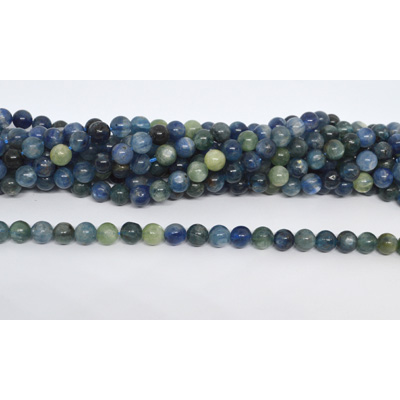 Kyanite Polished Round 6mm strans 57 beads