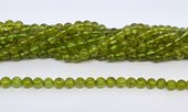 Peridot polished round 5-6mm strand 75 beads-beads incl pearls-Beadthemup