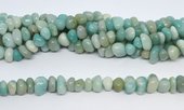 Amazonite side drill nugget 10x6mm strand 57 beads-beads incl pearls-Beadthemup