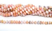 Pink Opal rondel nugget 4x7mm strand 70 beads-beads incl pearls-Beadthemup