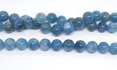 Aquamarine 4A polished round 15-16mm strand 26 beads-beads incl pearls-Beadthemup