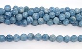 Aquamarine 2A polished round 12mm strand 33 beads-beads incl pearls-Beadthemup