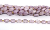 Kunzite polished flat oval 10x14mm strand 24 beads-beads incl pearls-Beadthemup