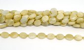Moonstone polished flat oval 10x12mm strand 28 beads-beads incl pearls-Beadthemup