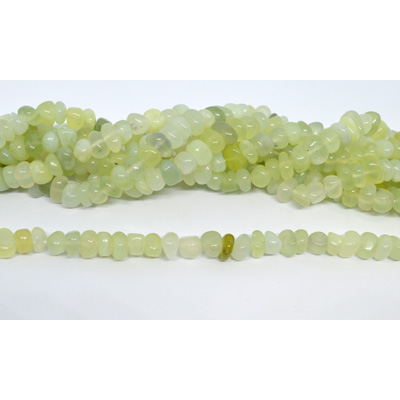 New Jade side drill nugget 10x7mm strand 61 beads