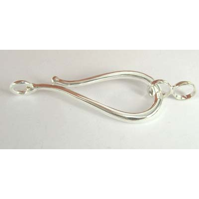 Sterling Silver Claps Hook 55mm