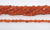 Carnelian polished mani 7x5mm strand 46 beads-beads incl pearls-Beadthemup
