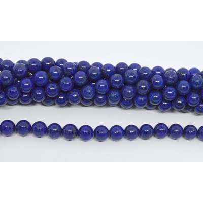 Lapis Lazuli AAA polished round 8mm strand 46 beads