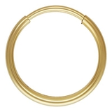 14k Gold Filled 1.25x14mm Endless Hoop Pair-findings-Beadthemup