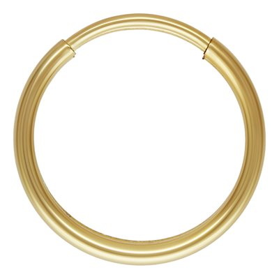 14k Gold Filled 1.25x14mm Endless Hoop Pair
