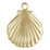 14k Gold Filled Shell Charm 11mm 1 pack 