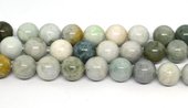 Burmese Jade polished round 16mm 26 beads-beads incl pearls-Beadthemup