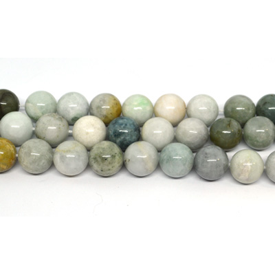 Burmese Jade polished round 16mm 26 beads