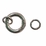 Sterling Silver 15x3mm Push Gate Clasp  with 8mm Jumprings 1 set