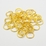 18k Gold Plated Brass Jumpring Closed 6x1mm 50 pack