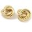 18k Gold plated trinity knot spacer 7x7x3mm 4 PACK