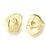 18k Gold Plated Brass irregular spacer 7.5x7mm 4 PACK