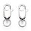 Platinum plated Brass lobster Clasp 12x6mm 4 pack