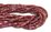 Ruby Dyed Faceted Rondel 3mm beads per strand 200Beads