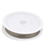 Tiger Tail Nylon coated Stainless Steel beading wire 0.38mm 50m roll -stringing-Beadthemup
