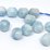 Aquamarine barrel 10x11mm EACH BEAD