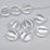 Clear Quartz Carved round 16mm EACH BEAD